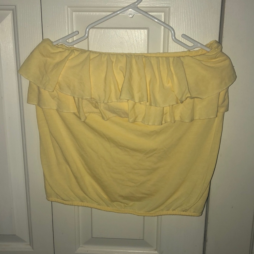 Strapless top